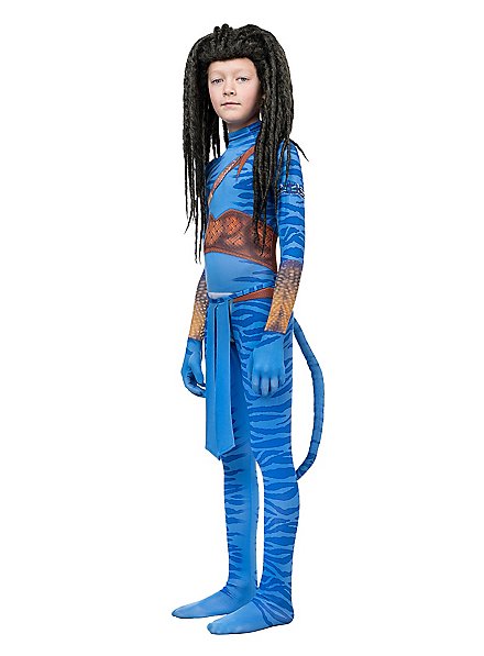 Blue Tribal Warrior Costume for Boys